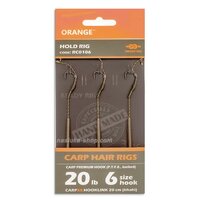 life orange carp hair rigs 6