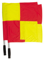 Luxe grensrechtersvlaggen set in foudraal