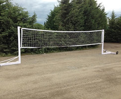 Voetvolleyset Pro met wielen 6 meter breed tot 180cm hoog