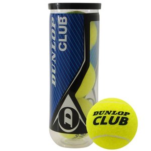 Dunlop Club All court tennisballen per 3 stuks in blik