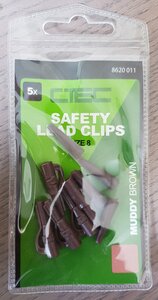 C-Tec Safety Lead Clips Muddy Brown